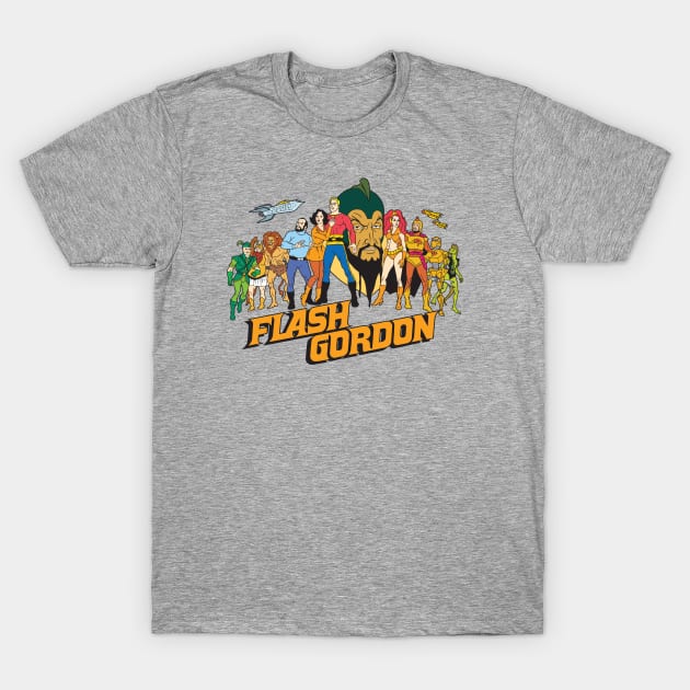 Flash Gordon Cartoon T-Shirt by Chewbaccadoll